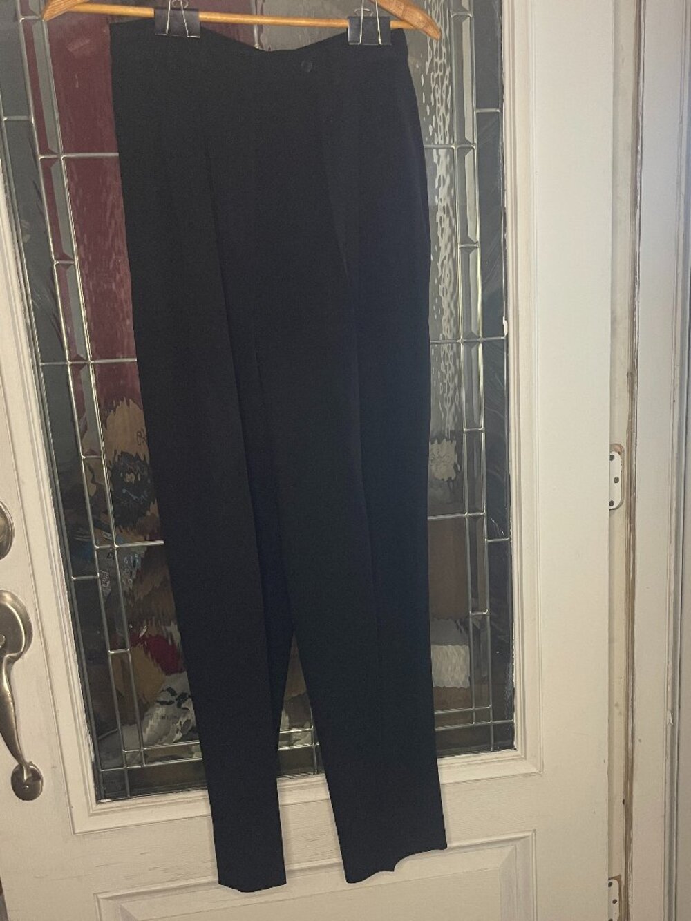 Ann Tjian For Kenar Women's Black High Waisted Dress Pants Size 10